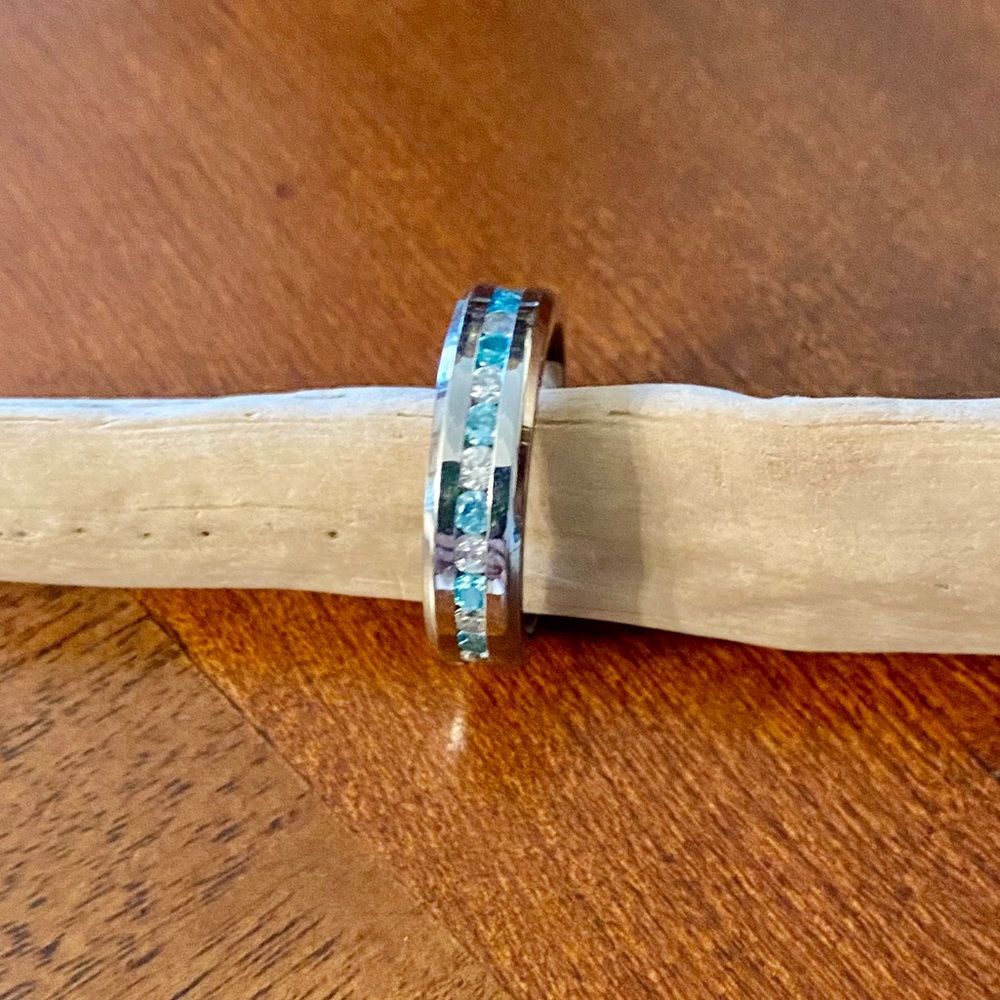 ❌SOLD❌Blue Steel STAINLESS RING